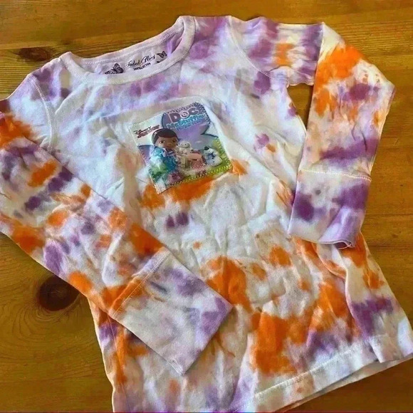 Bundle new Doc McStuffins tie dyed shirts - Picture 3 of 10